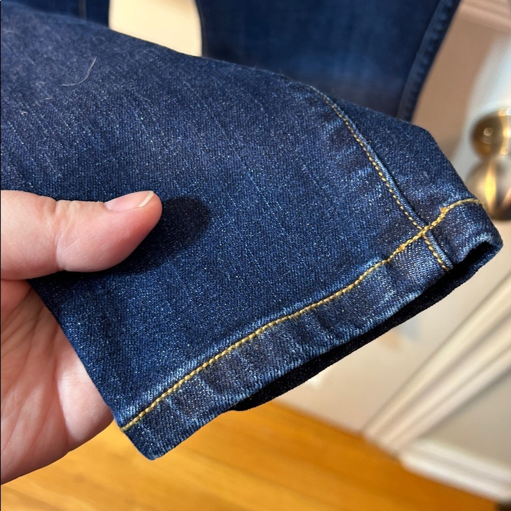 SPANX High Rise Ankle Skinny Jeans Dark Blue Jeans size medium - Picture 5 of 8